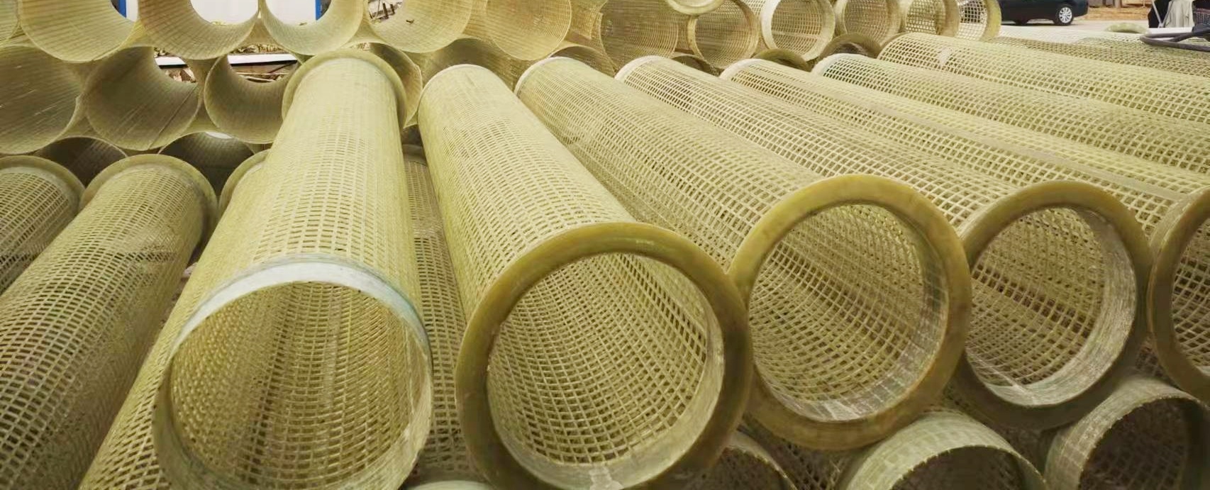 Industrial facility with FRP equipment and piping systems