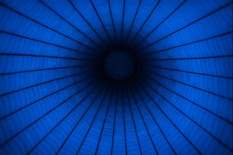 Close-up view of advanced fiber bed elements showing multi-layer composite structure