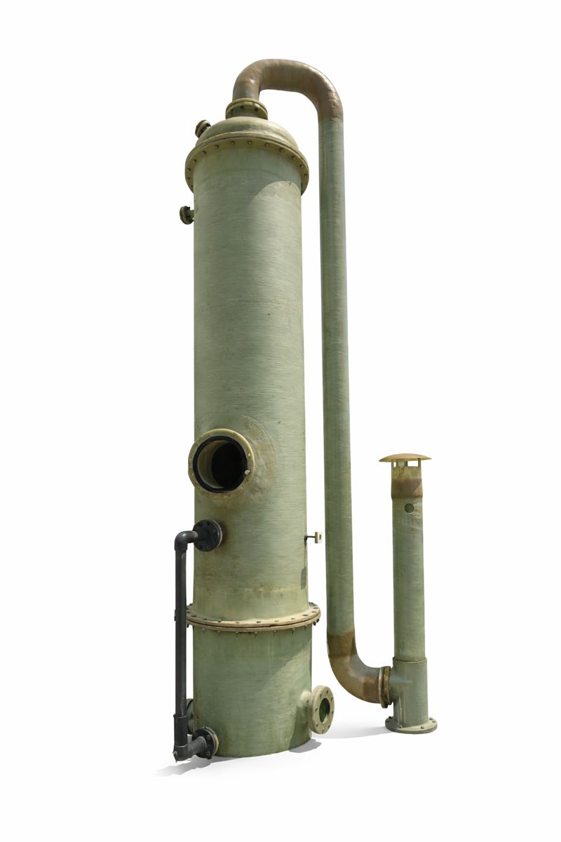 Hanging style candle filter mist eliminator diagram