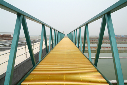 FRP Pultruded Grating Bridge Decking Application